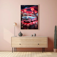 Retro Diner Vibes Retro Poster