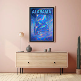 Alabama In Vivid Hues Poster