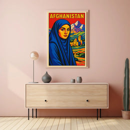 Afghanistan Cultural Portrait Poster