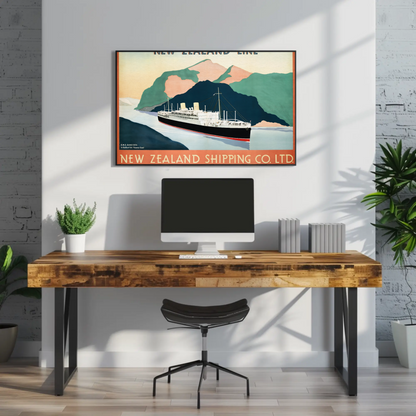 New Zealand Shipping Line Poster