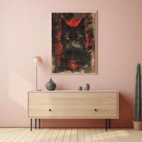 Mystical Cat Portrait Art Print Wall Decor for Home and Office PosterGoat