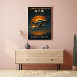 Consolidated Vultee XP-81 Poster