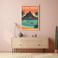 Bora Bora Tropical Paradise Poster