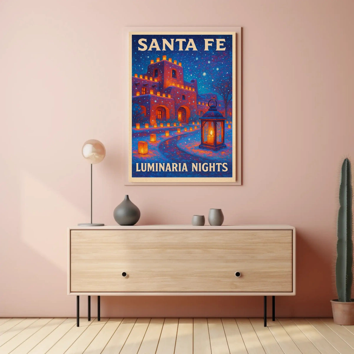 Santa Fe Luminaria Nights Poster