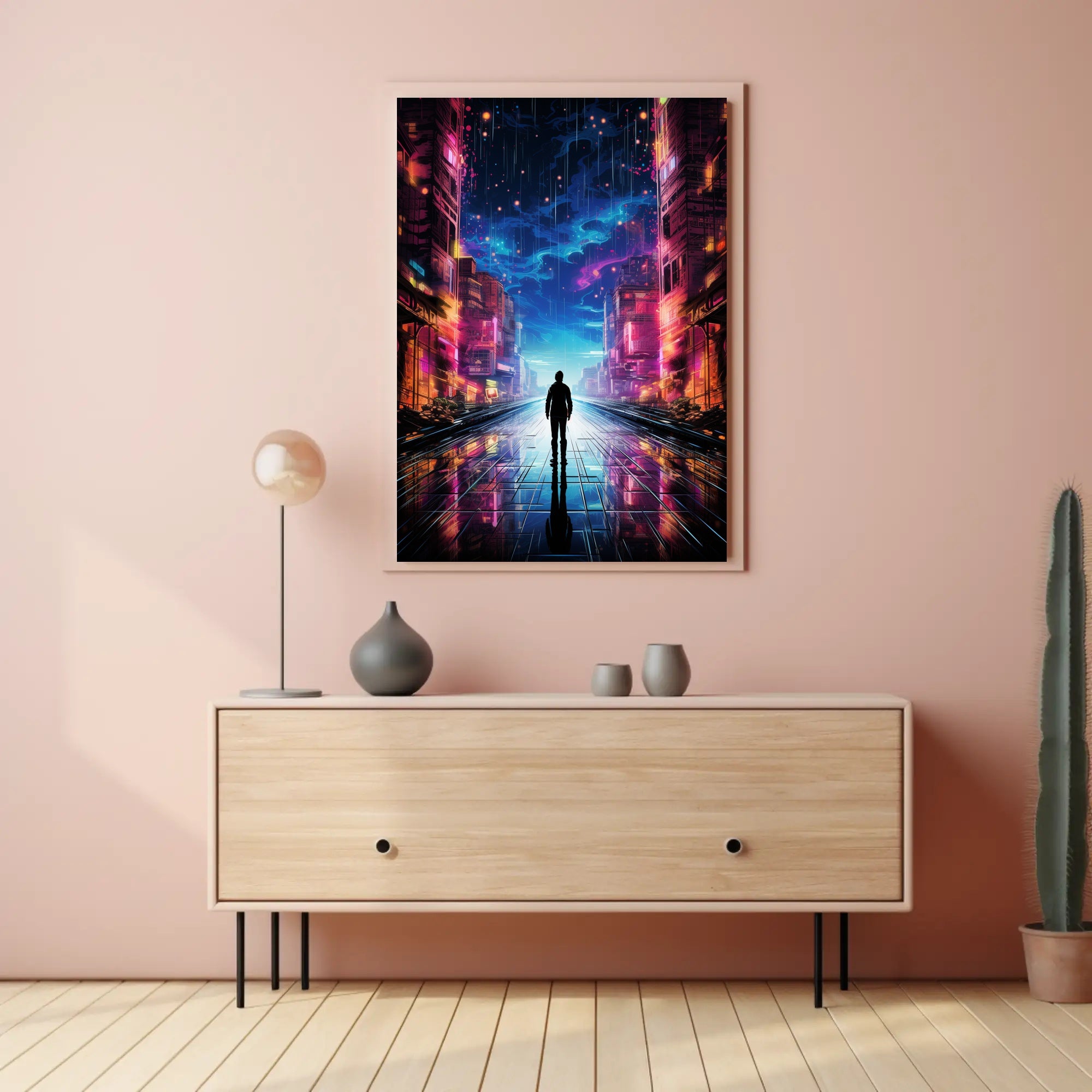 Neon City Dreams Poster