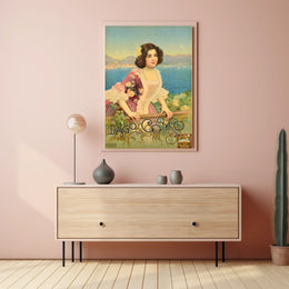 Lago Di Como Vintage Elegance Vintage Poster
