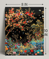 Enchanting Garden Scene: Cultural or Heritage Poster