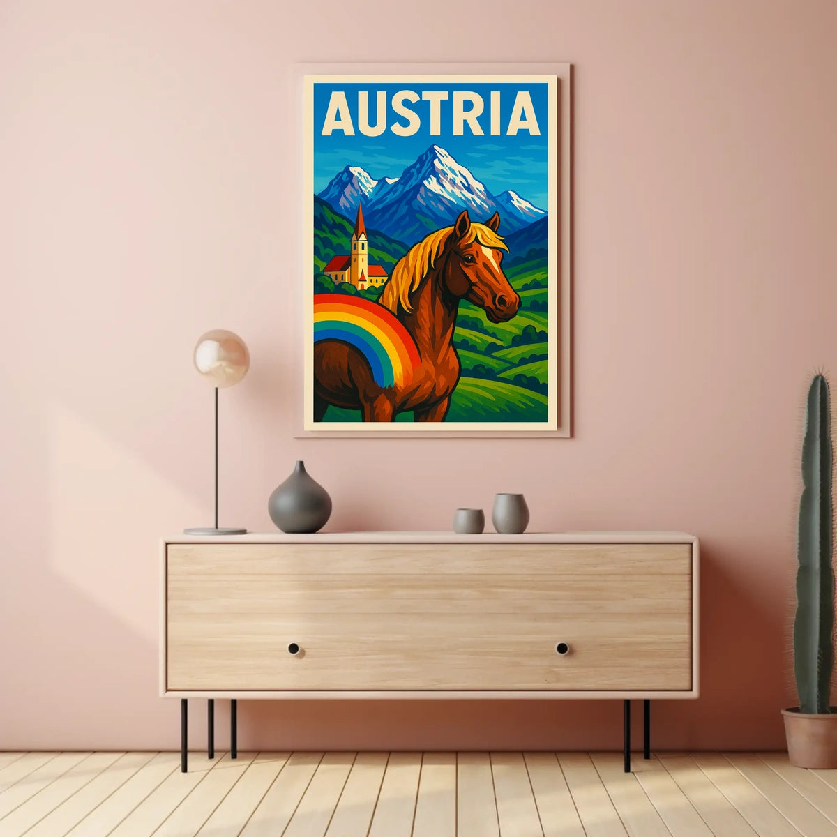 Austria A Vibrant Landscape Poster