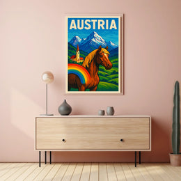 Austria A Vibrant Landscape Poster