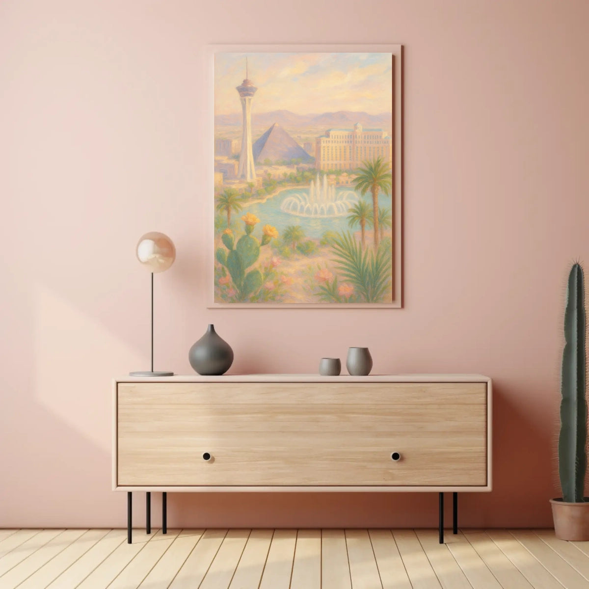 Serene Las Vegas Landscape Poster