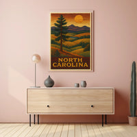 North Carolina Landscape Poster