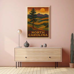 North Carolina Landscape Poster