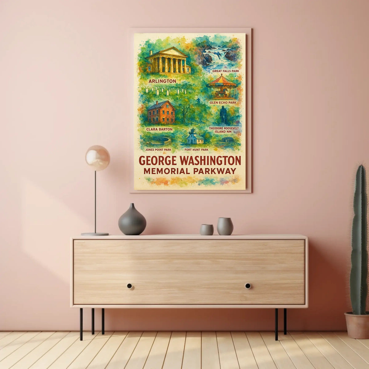 George Washington Memorial Parkway Poster