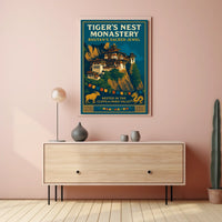 Tigers Nest Monastery Bhutans Sacred Jewel Poster