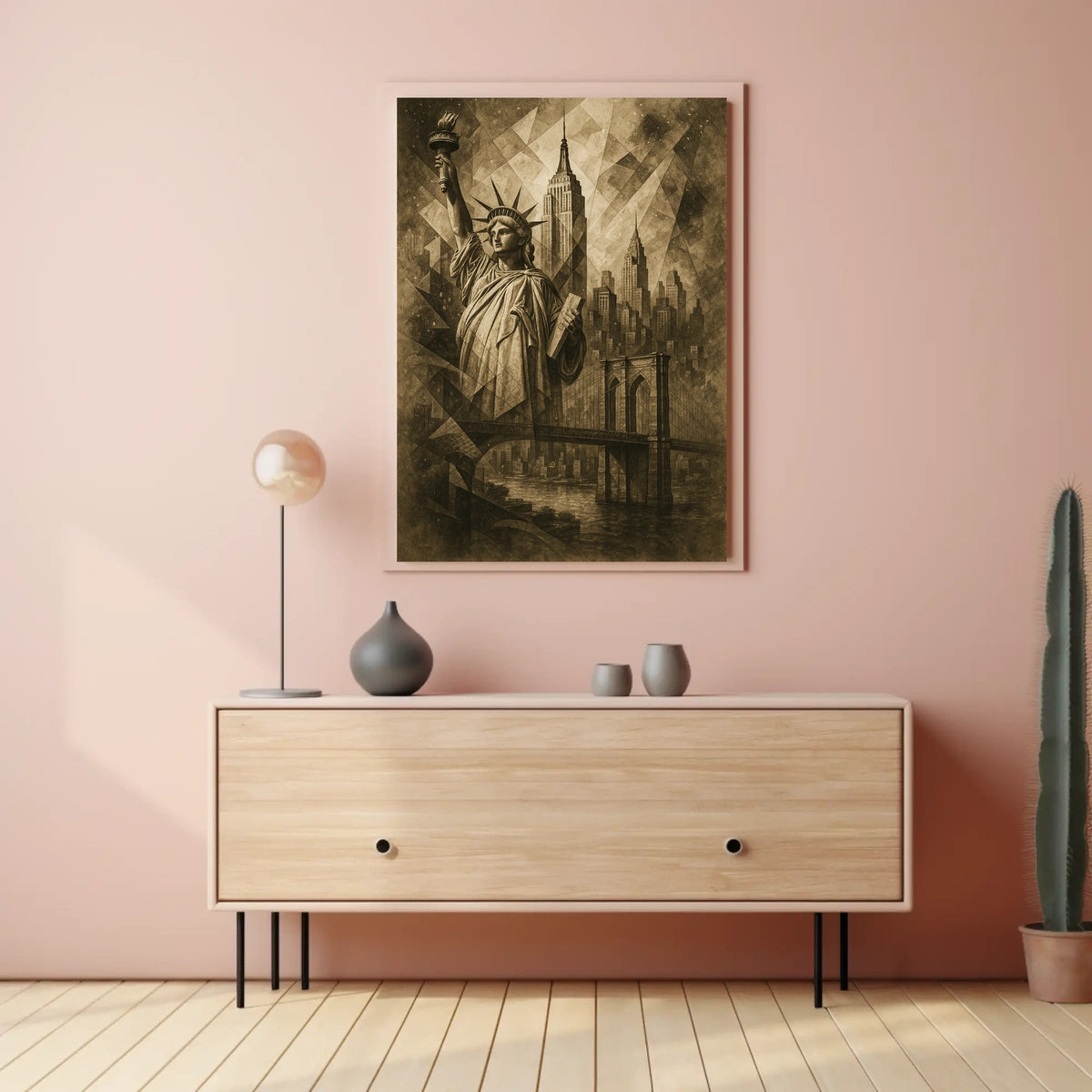 Artistic Abstract Expressionism Poster for Modern Spaces