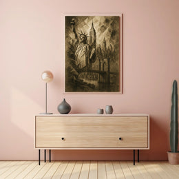 Artistic Abstract Expressionism Poster for Modern Spaces