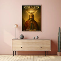 Saint Fabian The Pontiff of Peace Poster