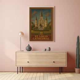 St. Louis Cathedral Poster