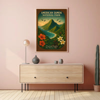 American Samoa National Park: Tropical Paradise National Park Poster