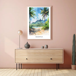 Scenic Mauritius Poster