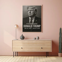 Donald Trump 47th President Poster