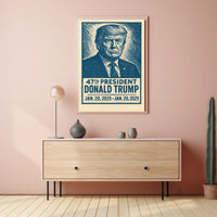 Donald Trump Vision Legacy Patriotic Minimalist Poster