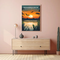 Okavango Delta Botswana Poster