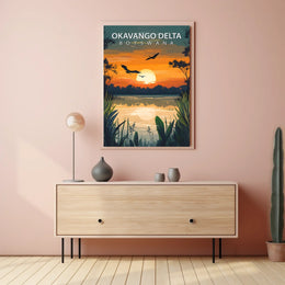 Okavango Delta Botswana Poster
