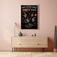 Hot Cocoa Café At The North Pole Poster