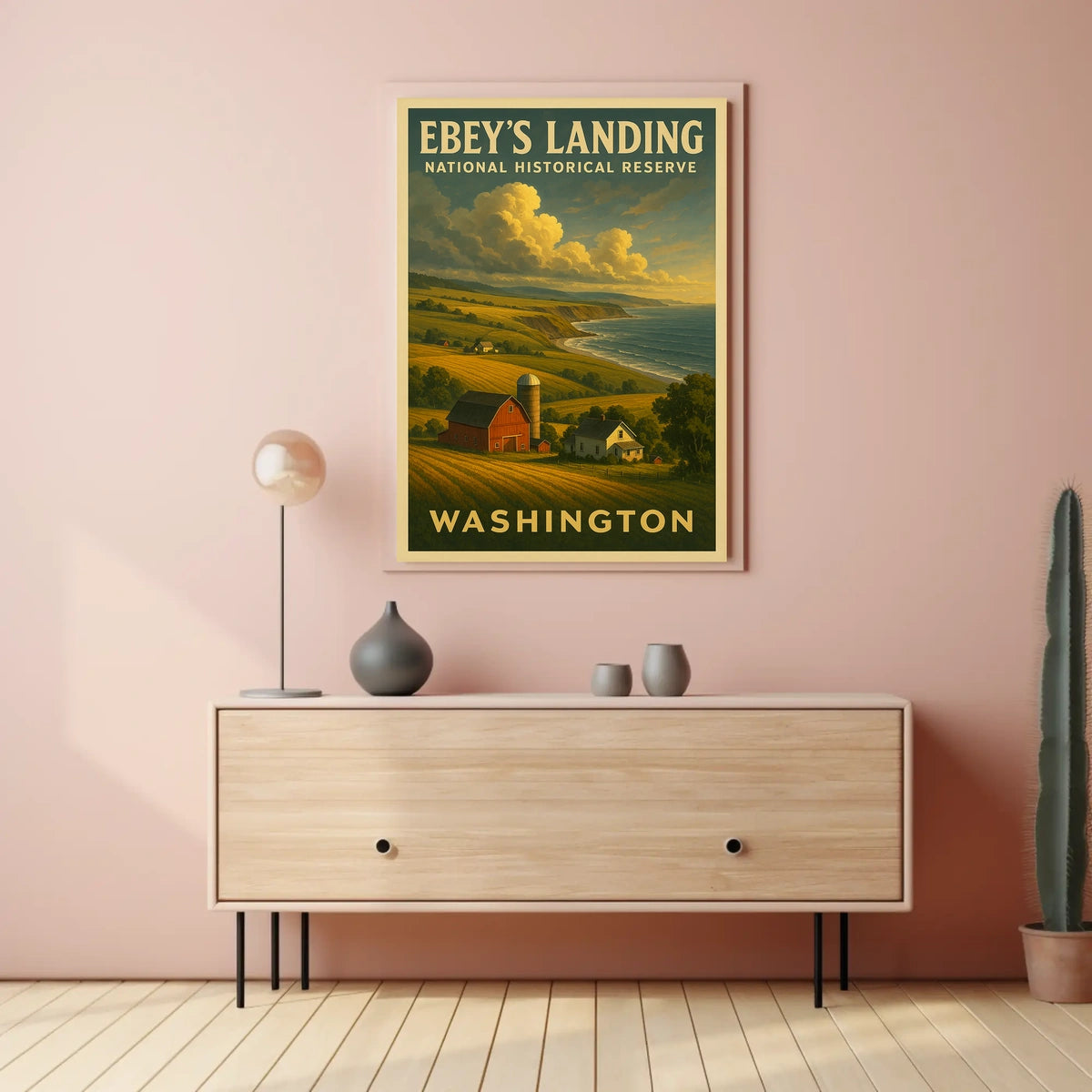 EbeyS Landing National Historical Poster