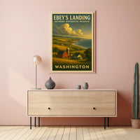 EbeyS Landing National Historical Poster