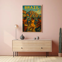Brazil Resilience And Rhythm Poster 18x24 Wall Art Print