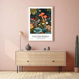 William Morris Cotton Prints Exhibition Poster