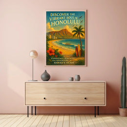 Discover The Vibrant Soul Of Honolulu Poster