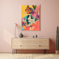 Floral Dreamscape Poster Vintage Botanical Wall Art
