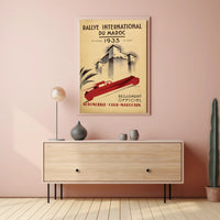 Rallye International du Maroc 1935 Poster