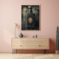 Mystical Dark Bottle Artistic Poster