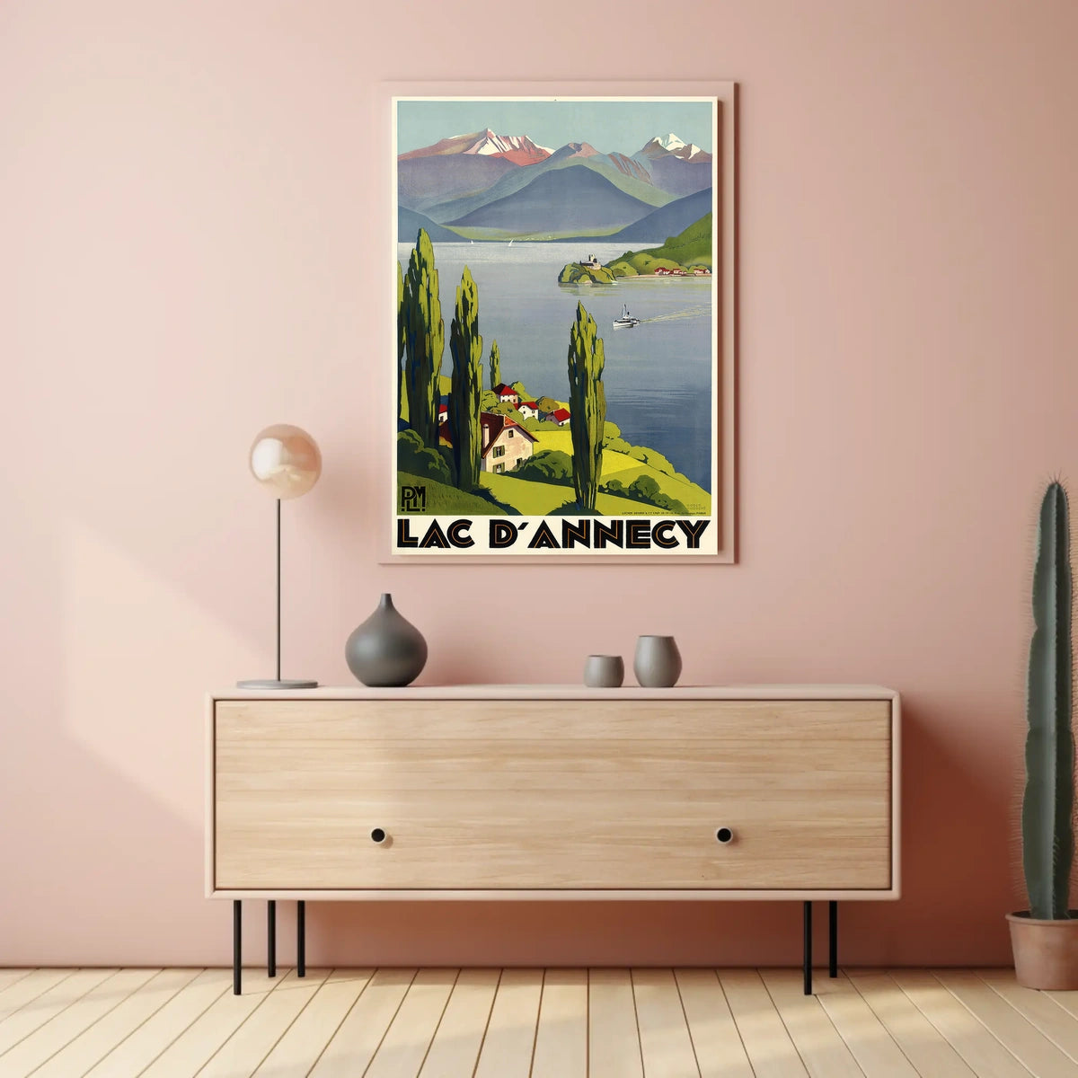 Lac DAnnecy Travel Poster