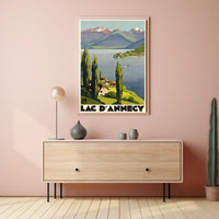 Lac DAnnecy Travel Poster