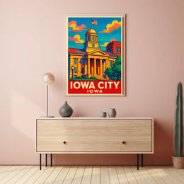Iowa City Landmark Poster