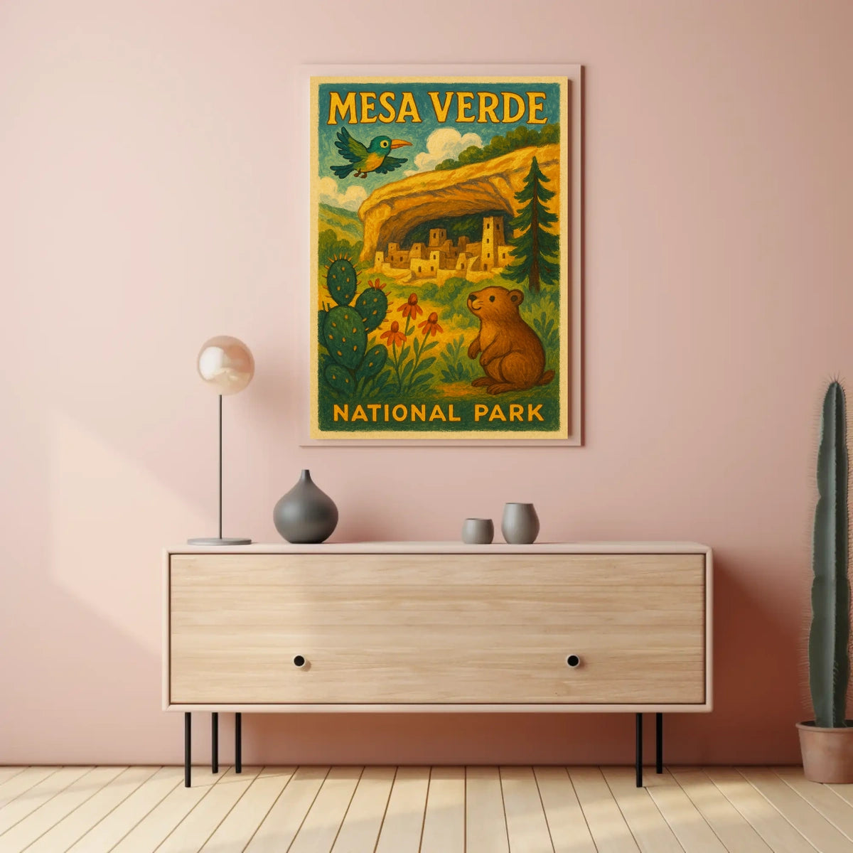Mesa Verde Scenic Wanderlust Decor Poster
