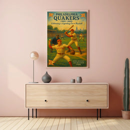 Philadelphia Quakers Celebrating A Poster