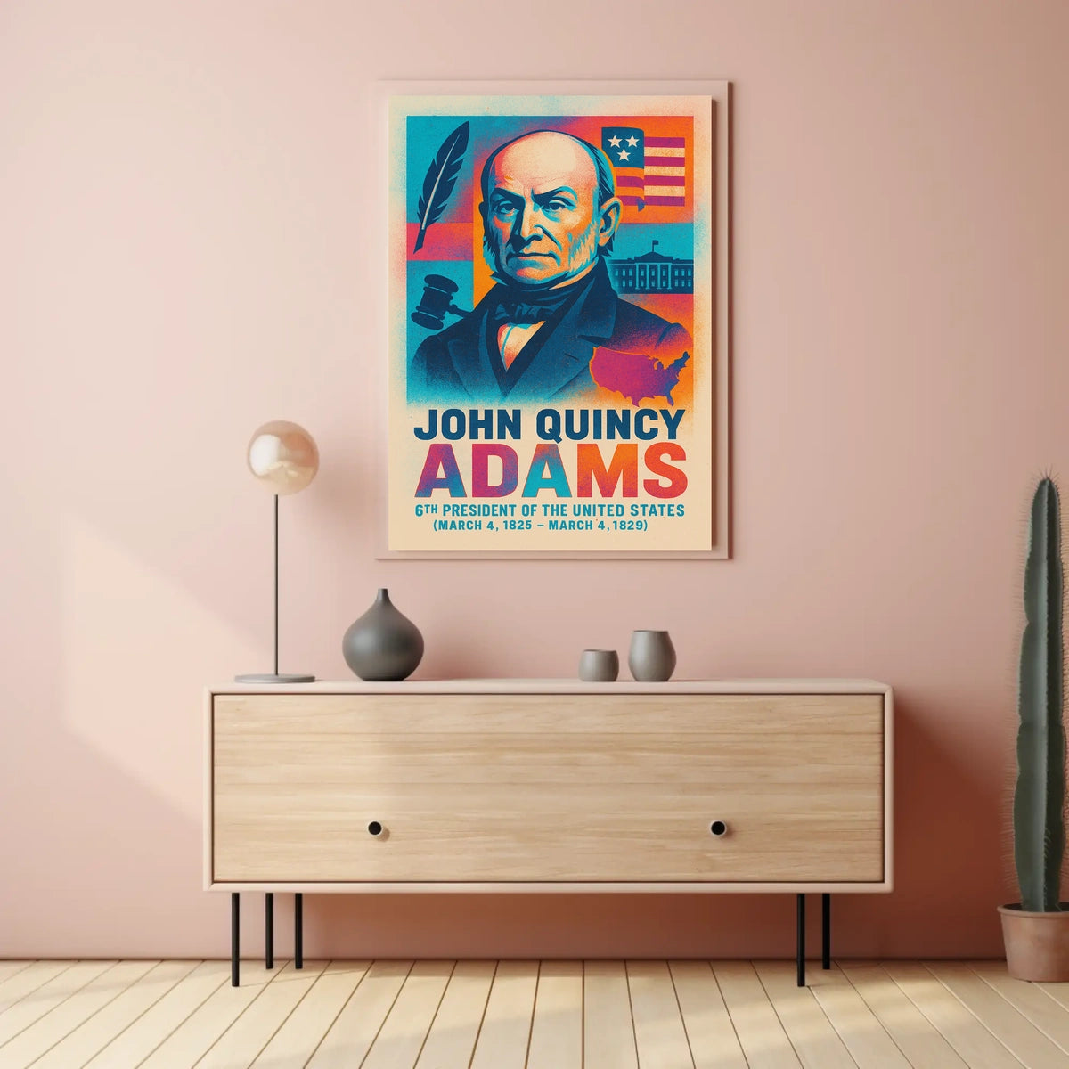 John Quincy Adams 6th President Poster