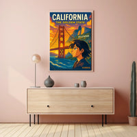 California The Golden State Poster