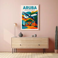 Discover Paradise in Aruba Poster PosterGoat