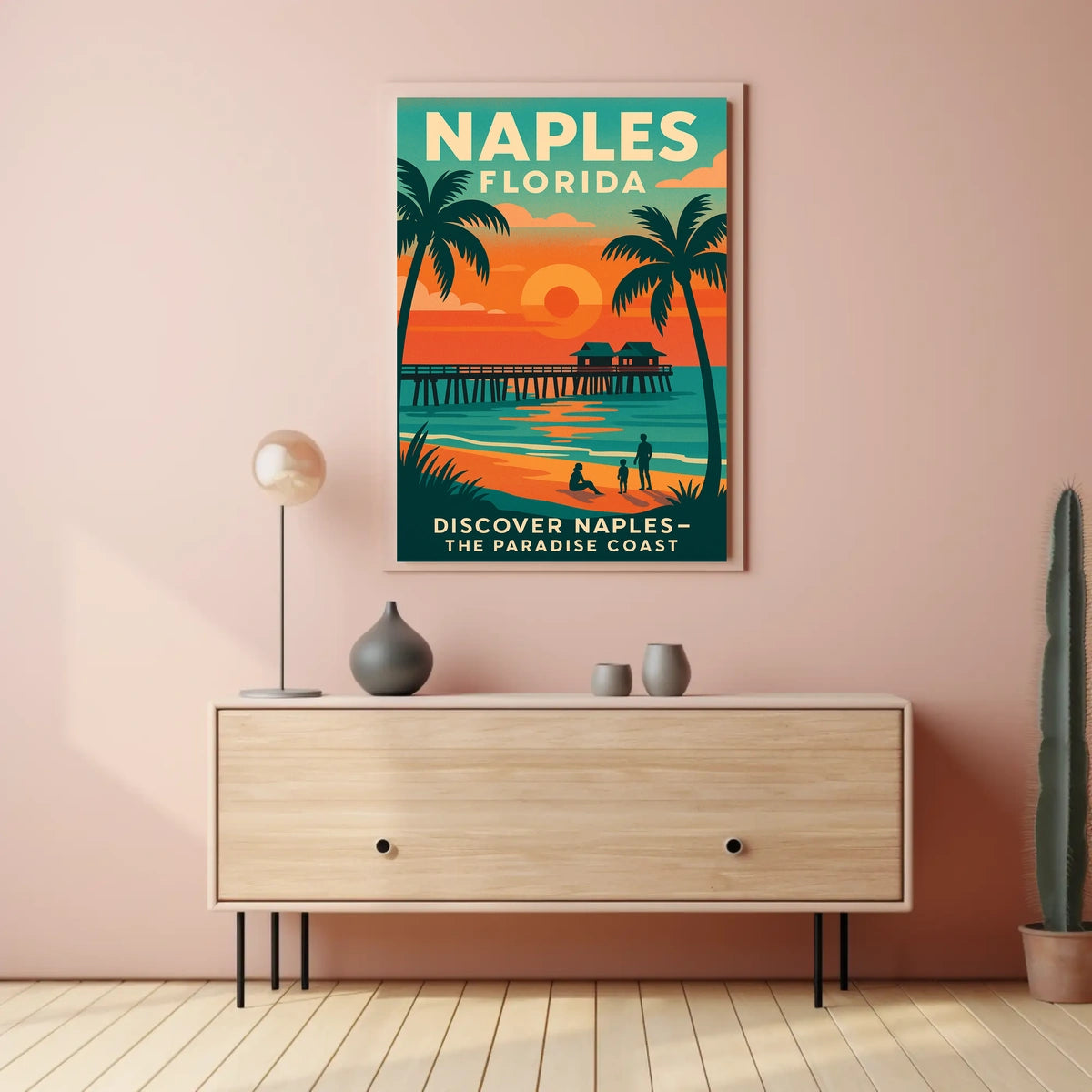 Discover Naples The Paradise Coast Poster