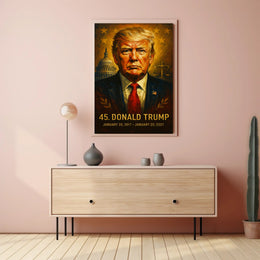 Donald Trump 45Th President Poster