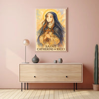 Saint Catherine De Ricci Patron Saint Heritage Poster