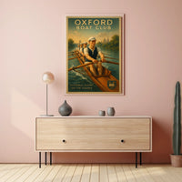 Oxford Boat Club Historic Glory on the Thames Poster