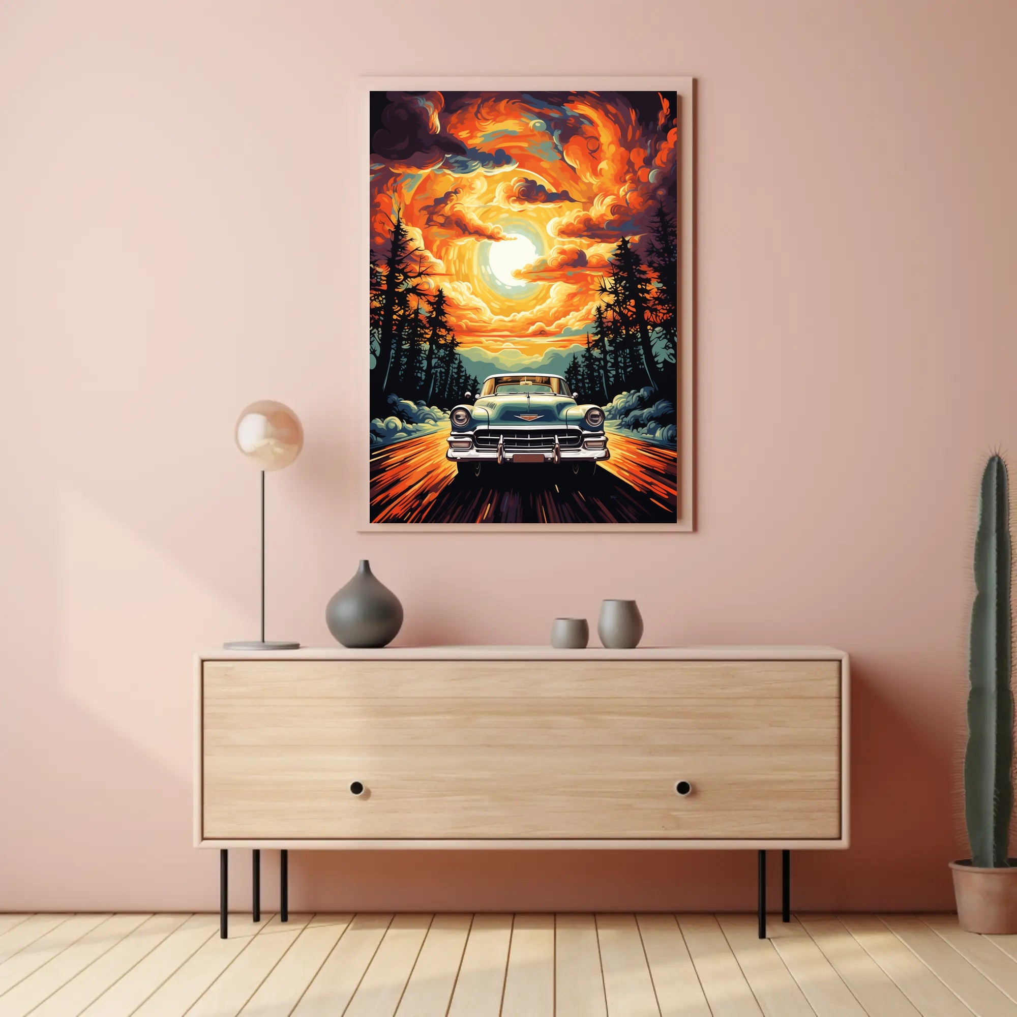 Journey Through The Fiery Skies Poster